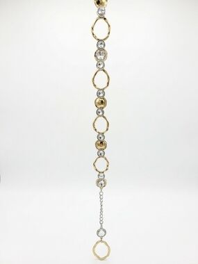 Chico's Gold and Silver Link Accent Belt